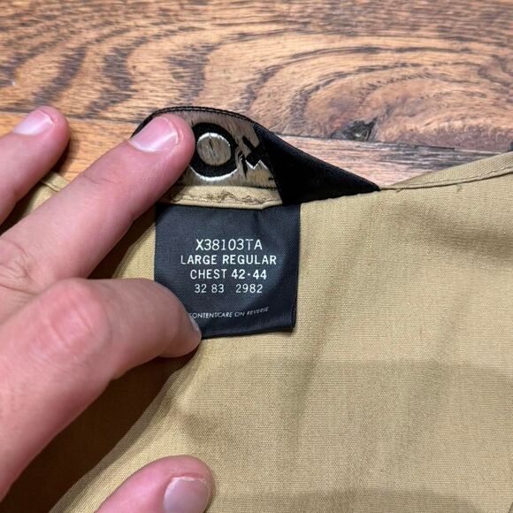 Vintage 80 s 10X Tan Tactical Lightweight Hunting Vest - Picture 5 of 5